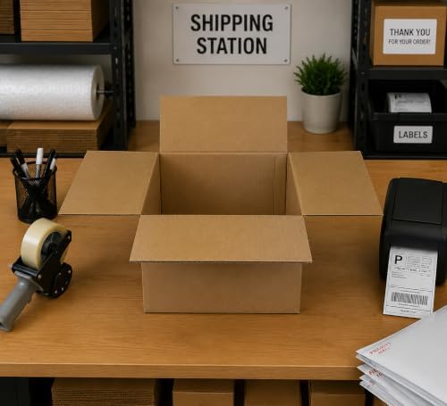 Corrugated Mail & Shipping Boxes, 25 Pack, 12 x 12 x 6 inch - Image 6