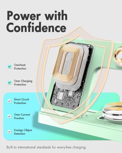 GETPALS Wireless Charger iPhone Charging Station for Apple Multiple Devices - Image 6