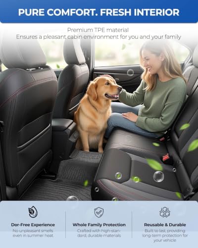 Floor Mats & Cargo Liner for Subaru WRX 2022-2026, 4 PCS - Image 5