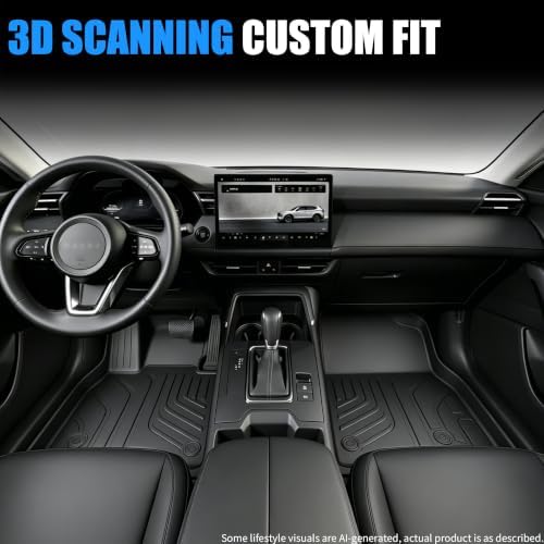 Floor Mats & Cargo Liners Replacement for Mazda CX-5 (2017-2026 cx-5, Trunk Liner) (2026 cx-5, Foot Mat Set) - Image 4