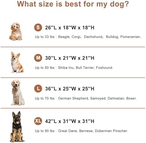 Garnpet Soft Dog Crate for Large Dogs, 4-Door Foldable Collapsible Dog Crate with Soft Sides, Indoor & Outdoor Travel Dog Kennel, Dark Grey - Image 4