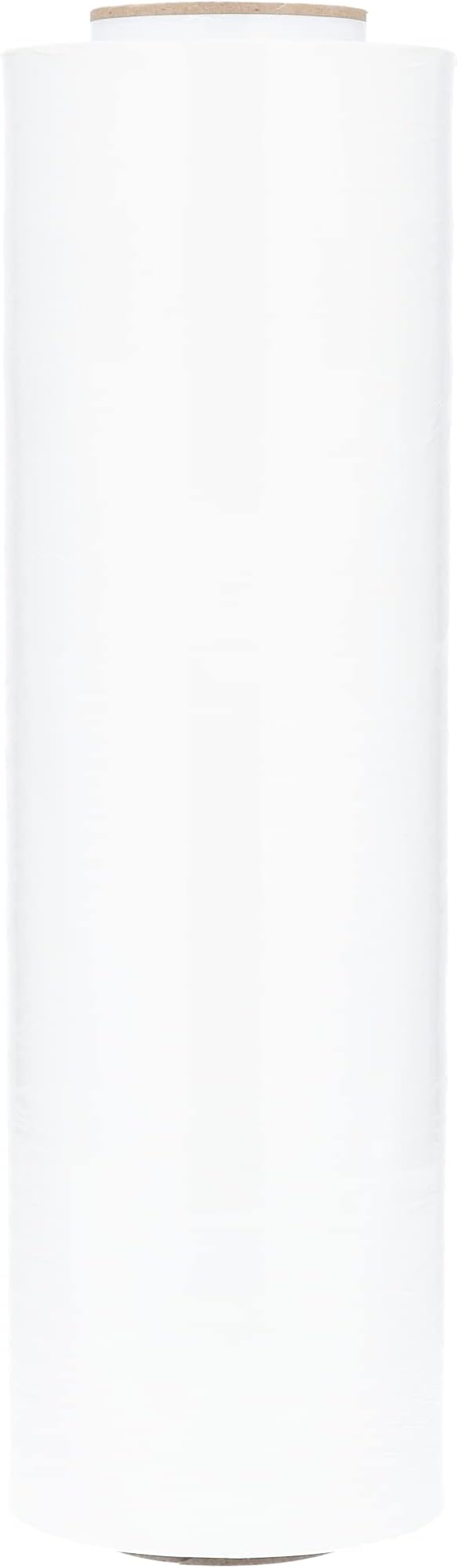 PSBM White Stretch Wrap, 1 Pack, 15 Inch x 1500 Feet, 80 Gauge, Plastic Cling by PackagingSuppliesbymail