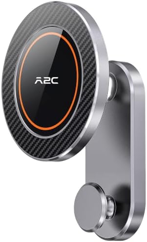 A2C CNC Alloy Magnetic Golf Cart Phone Holder Plus Edition with Metal Hook by A2CSupportAlways