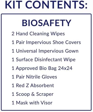 MFASCO Bodily Fluid Cleanup Kit with PPE Equipment | Wall-Mount, Portable - Image 5