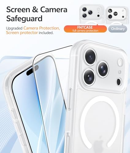 FNTCASE for iPhone 18 Pro Max Case/iPhone 17 Pro Max Case, Screen Protector - Image 4