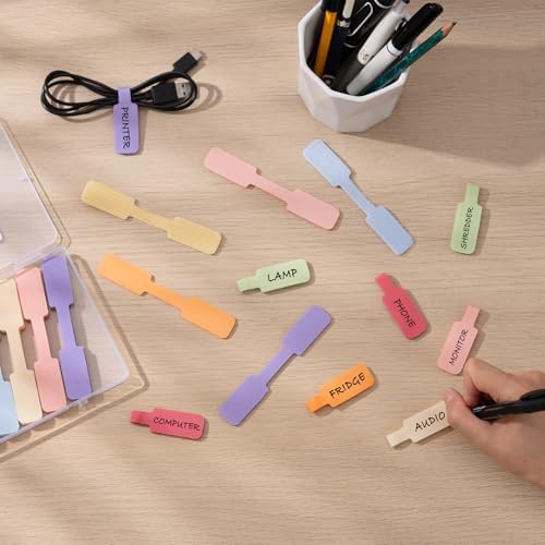 Trilancer Cable Cord Labels Large Size for Wire Organizing & Identification - Image 2