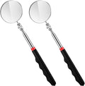 Copkim 2 Pcs Telescoping Inspection Mirror Mechanics Mirror,50mm,Black by Copkim