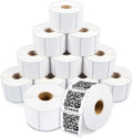 2" X 1.5” Direct Thermal Printer Labels (10800 Count, 12 Rolls) by AegisAdhesives