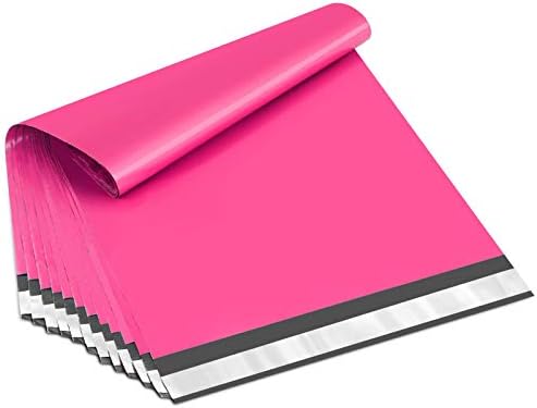 UCGOU Small Poly Mailers 9x12 Inch Hot Pink 200 Pack Plastic Shipping Bags by UCGOU