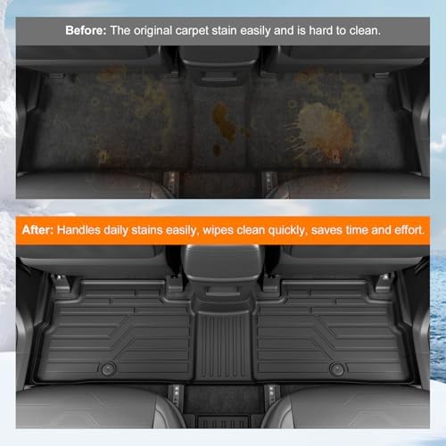 powoq Floor Mats Cargo Mat Compatible with 2020-2025 Kia Telluride - Image 3