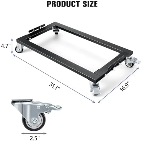KEDSUM Furniture Dolly with Sturdy Steel Frame, 2200LBS Appliance Dolly - Image 6