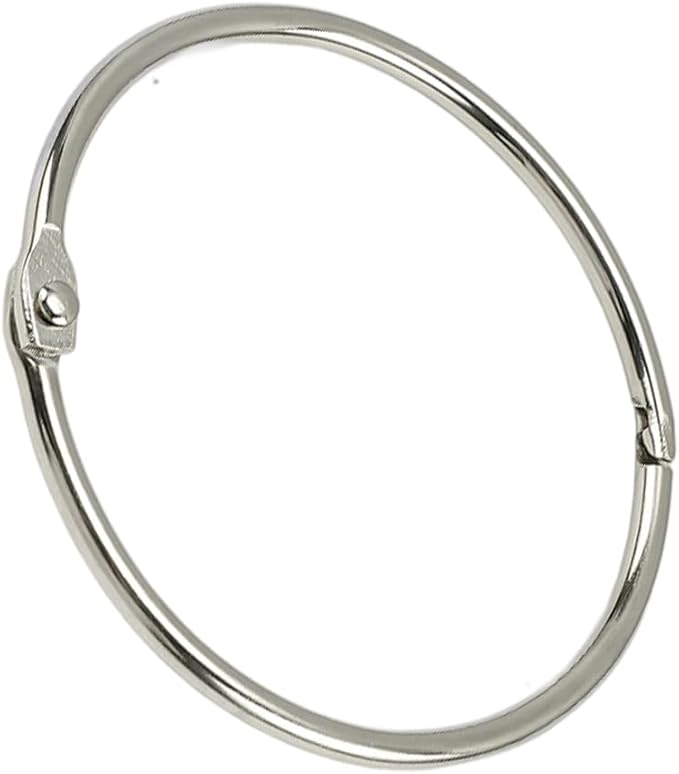 30Pcs Metal Binding Binder Rings Heavy Duty Document Rings - Image 5