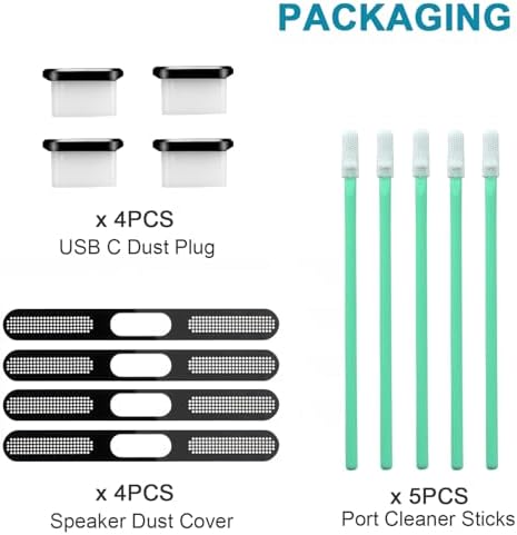USB C Dust Plug,USB C Port Cover Type C Charging Port Plug Cover Speaker Dust Cover,Accessories for iPhone 18 Pro Max, 17 Pro Max - Image 7