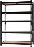 72" H Heavy-Duty Garage Shelving | Metal Garage Storage Racks, 3,500-pound Capacity; Adjustable Shelving for Garage Storage, Multi-Purpose Shelving Unit,72H*36.04W*16D by RUYKPTA