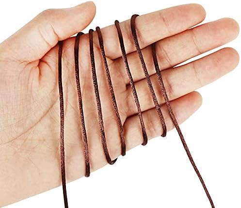 Tenn Well 295ft 2mm Satin Cord Brown Nylon for Macrame Bracelets - Image 3