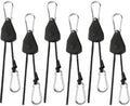 15ft Rope Rollers 6 Pcs Ratchet Straps Rope Tie Down Cam Jam 1/8in by KOVKCOVB