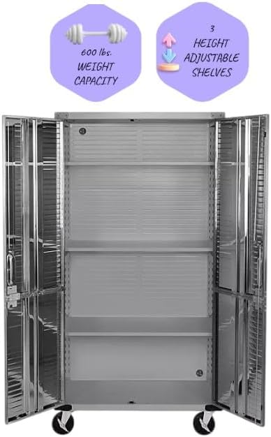 Heavy Duty Storage Solid Stainless Steel Cabinet - Image 4