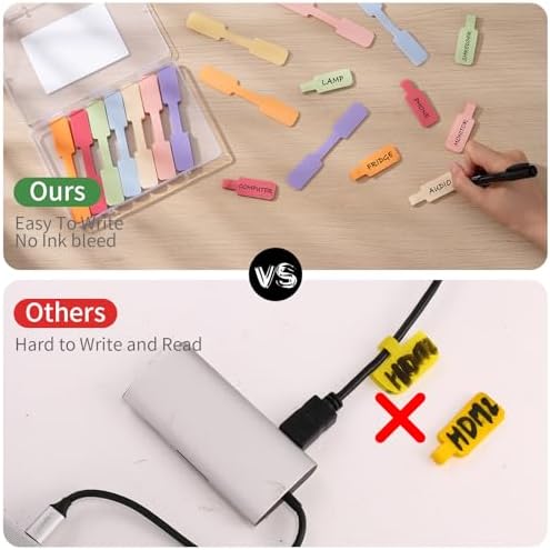 Trilancer Cable Cord Labels Large Size for Wire Organizing & Identification - Image 5