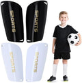 Kids Soccer Shin Guards 2 Pairs Slip-in Youth Shin Pads for Boys Girls, Lightweight PP+EVA Soccer Protective Gear Fits with Shin Guard Sleeves(not Included), Toddler to Teen Sizes Multiple Colors by Unknown