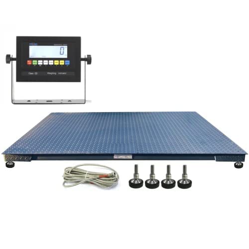 SellEton SL-6x6-10K Heavy-Duty, Industrial Floor Scale, Metal Indicator by SELLETONSCALES