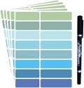 Waterproof Removable Labels Name Tags with Pen Adhesive Name Stickers by Unknown