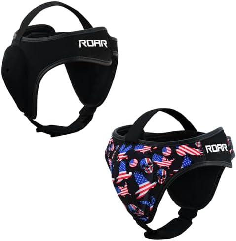 ROAR-INT Wrestling Headgear Men BJJ Ear Guard Protection MMA Grappling Cauliflower Helmet by ROAR-INT