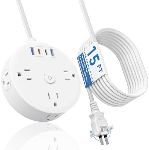 PD20W 2 Prong Power Strip, Yozisital 2 Prong to 3 Prong Outlet Adapter by Yozisital