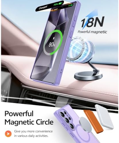 FNTCASE for Samsung Galaxy S24 Ultra Case, Compatible with Magsafe - Image 3