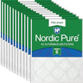 Nordic Pure 18x20x1 Poly Green MERV 6 Pleated AC Furnace Air Filters 12 Pk by NordicPure
