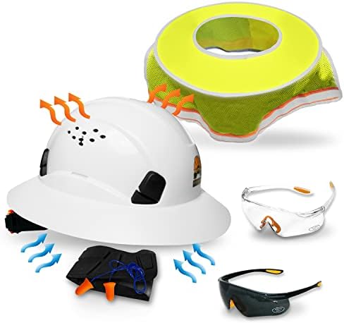 KwikSafety - Charlotte, NC - Hard Hats [Full Brim, Cap Style, Climbing Style] Type 1, Class C ANSI OSHA by KwikSafety