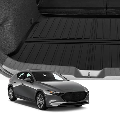 Custom for 2019-2025 2026 Mazda 3 Hatchback Cargo Mats Trunk Liner All Weather TPE Protection Mat Accessories (for 2019-2026 Mazda 3 Hatchback) - Image 3