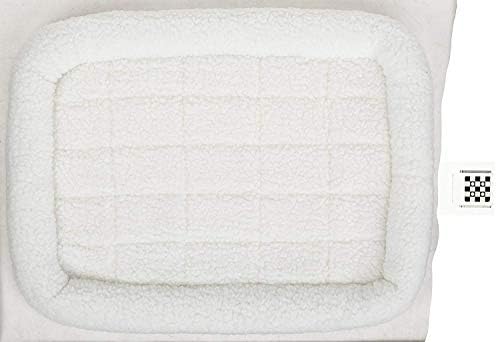 MidWest Homes for Pets QuietTime Dog Bed - White Fleece Bolster, Ultra-Soft and Machine Washable, Fits 30-Inch Crates and Carriers, for Medium Breed Dogs - Image 6