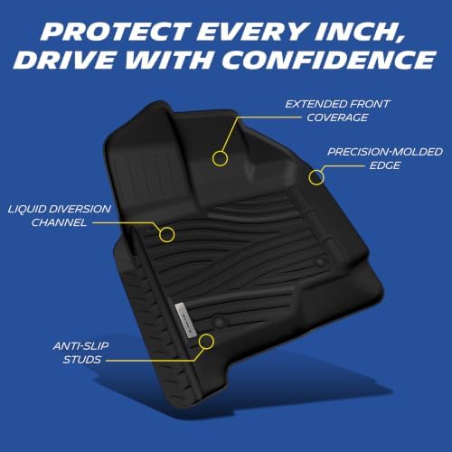 Michelin Vehicle Mats for 2015-2026 Ford F150/2022-2026 Lightning, 1st Row - Image 2