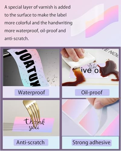 2.25 x 1.25 Thermal Labels, Self-Adhesive Address Shipping Barcode Thermal Stickers,Thermal Printer Labels Compatible with Rollo & Zebra & MUNBYN, 800 Labels for Printer, Fantasy Purple - Image 6