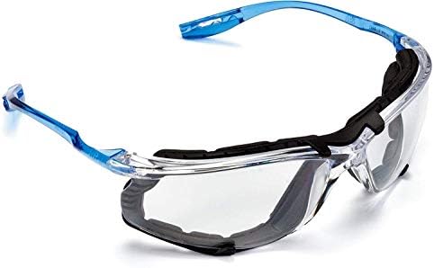 3M Personal Protective Equipment Safety Glasses, Virtua CCS Protective Eyewear 11872, Removable Foam Gasket, Clear Anti-Fog Lenses, Corded Ear Plug Control System by 3MIndustrial