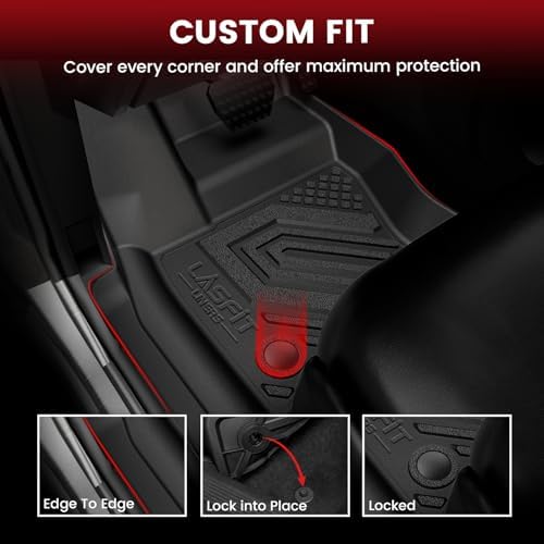 LASFIT Floor Mats for Defender 110 2020-2026 7 Seats, with Cargo Mat - Image 3