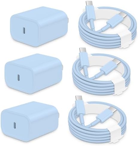 AISNI USBC Charger Block for iPhone 17/16/15 Charger Fast Charging 3 Pack by AISNI
