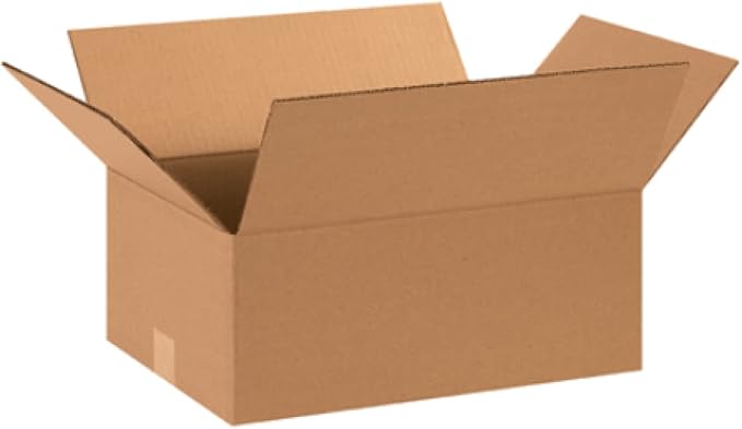 Secure Seal - 15x11x6 Pack of 100 Corrugated Cardboard Packing Shipping Mailing by Secure+Seal
