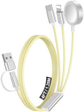 1Pack Travel Essentials for Apple Watch Charger,3-in-2 Multi Charging Cable by Accessoriesforphoneandelectricproducts