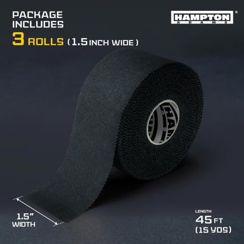 Hampton Adams Athletic Sports Tape, Very Strong, Easy Tear, No Residue - Image 2