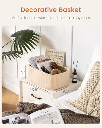 KALLAX Small Woven Storage Basket for Organizing, 13.5x9.5x5 inches, 3 Pack - Image 2