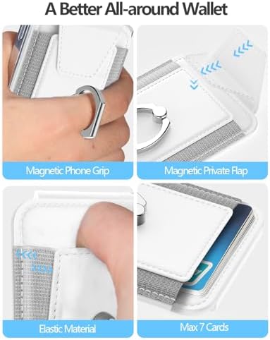for Magsafe Wallet with Grip, 6-Card Holder; Stronger Magnetic Phone Wallet - Image 6