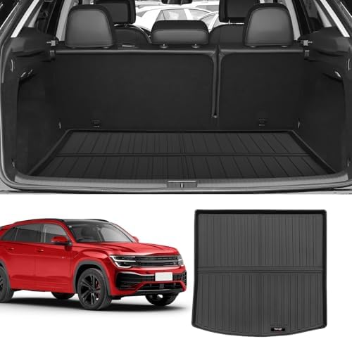 Custom for 2020-2026 VW Atlas Cross Sport Cargo Mats Trunk Liner All Weather TPE Protection Mat Accessories (for 2020-2026 VW Atlas Cross Sport) - Image 2