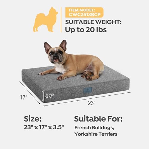 Veehoo Chew Proof Dog Bed for Crate, Indestructible Dog Crate Bed Small - Image 4