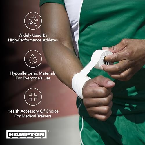 Hampton Adams Athletic Sports Tape, Very Strong, Easy Tear, No Residue - Image 7