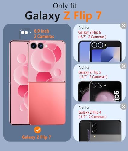FNTCASE for Samsung Galaxy Z Flip 7 Case, Fit for Magsafe, Screen Protector - Image 2