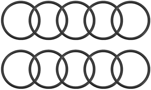 Nitrile Rubber O-Rings 46mm OD 38mm ID 4mm Width, Metric Sealing Gasket for Plumbing, Gas, Automotive and Faucet Repair, Pack of 10 by HUANLING