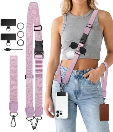 Cell Phone Lanyard Crossbody Wrist Neck Strap Adjustable Women by Sukyerios