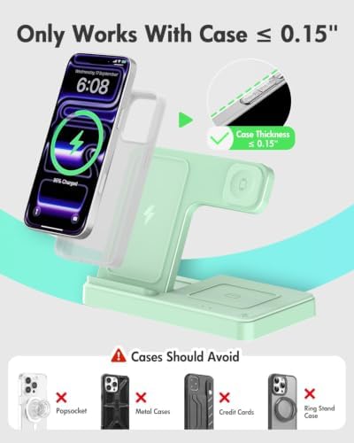 GETPALS Wireless Charger iPhone Charging Station for Apple Multiple Devices - Image 3