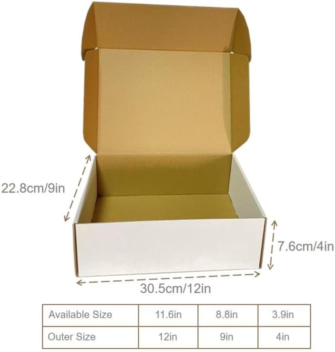 12x9x4 Shipping Boxes Set of 20, Mailer Box - Image 2